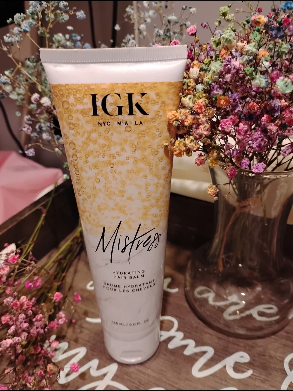 IGK Mistress Hydrating Hair Balm - White/Gold
